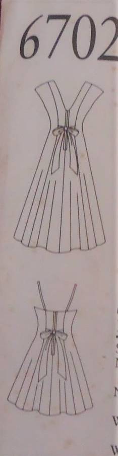 NEW LOOK PATTERNS 6702 PANELED SWEETHEART DRESSES SIZE 6 - 16 COMPLETE