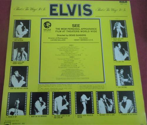 ELVIS - THAT'S THE WAY IT IS  - 1981 RCA VICTOR VINYL MMT 1141