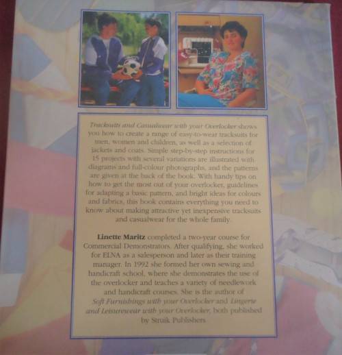 TRACKSUITS AND CASUAL WEAR WITH YOUR OVERLOCKER -LINETTE MARITZ - 96 PAGE SOFT COVER
