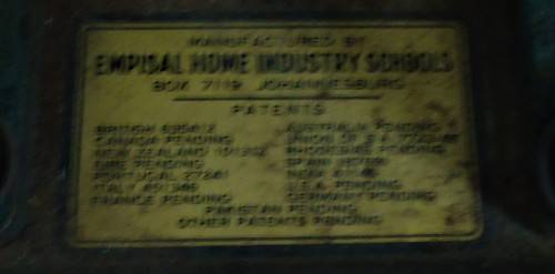 VINTAGE EMPISAL HOME RUG MAKER IN ORIGINAL BOX WITH BROCHURE & INVOICE