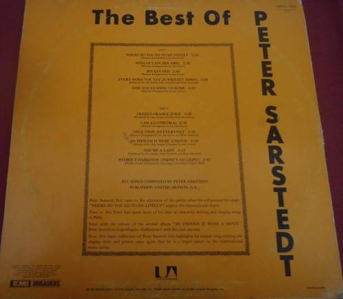 THE BEST OF PETER STARSTEDT - 1975 LIBERTY VINYL LP - LBR (L) 1055