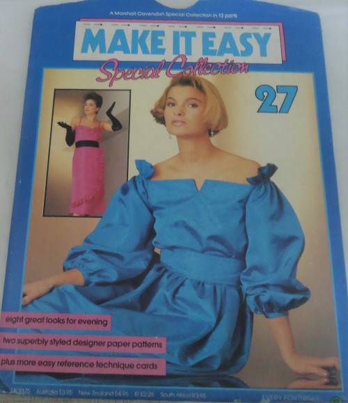 MAKE IT EASY # 27 OFF THE SHOULDER DRESS+GATHERED SKIRT & SLIM LINE EVENING DRESS+THIN STRAPS-UNCUT