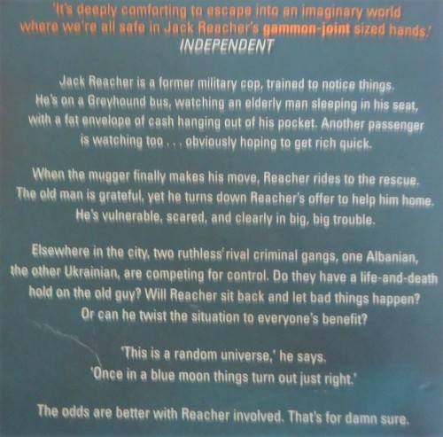 LEE CHILD "BLUE MOON"- LARGE SOFT COVER