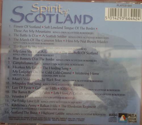 WORLD: SPIRIT OF SCOTLAND  -  CD