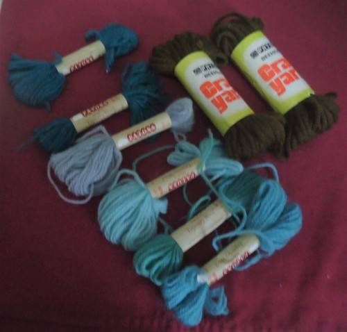 8 DIFFERENT CRAFT YARNS SKEINS - SOLD TOGETHER