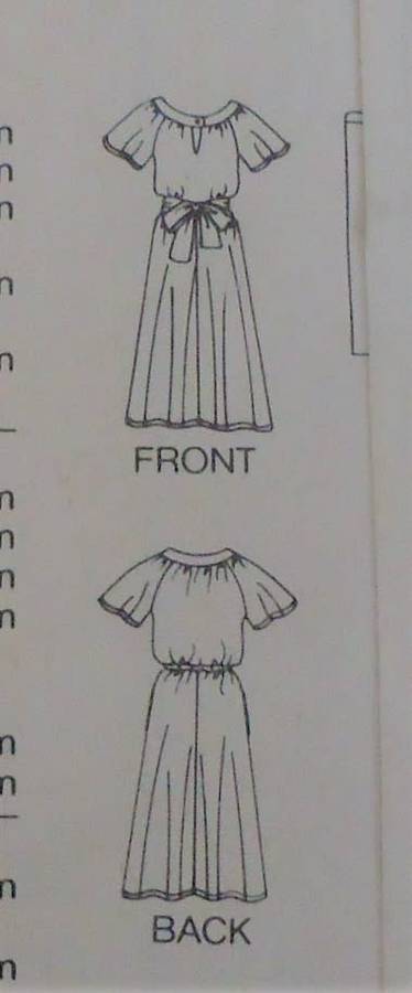 BUTTERICK 3151 DRESS & BELT SIZE14-16-18 COMPLETE