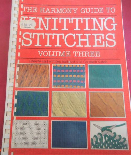THE HARMONY GUIDE TO KNITTING STITCHES VOLUME 3-MORE THAN 440 NEW STITCHES-COLOUR PICS-96 A4 PAGES