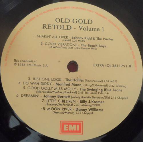 702 - OLD GOLD RE-TOLD  - 1986 EMI VINYL LP - EXTRA (O) 2611791