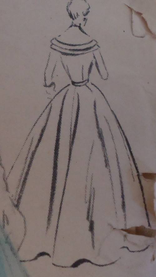 VINTAGE VOGUE 7874 ONE PIECE DRESS SIZE 12 BUST 34"  COMPLETE