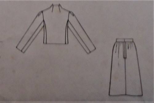 SIMPLICITY 5693 LINED JACKET & SKIRT SIZE 6-8-10 COMPLETE-UNCUT-/FOLDED