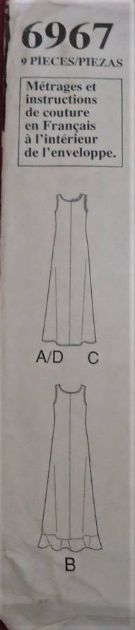 NEW LOOK PATTERN 6967 SHEATH DRESS -7 SIZES IN ONE 10 - 22 SEE LISTING