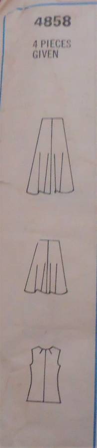 VINTAGE STYLE 4858 SKIRT & CARDIGAN SIZE 18  BUST 102 CM COMPLETE