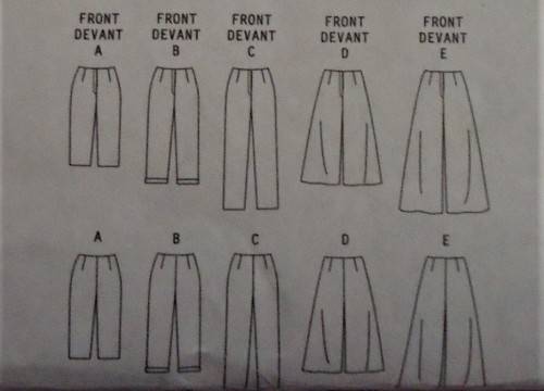 BUTTERICK B4744 SHORTS-CAPRI PANTS-GAUCHO SIZE AA6-8-10-12 COMPLETE