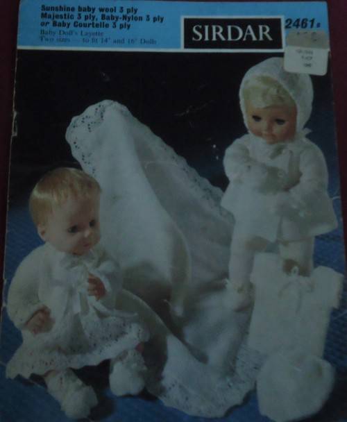 SIDAR 2461 BABY DOLL LAYETTE SIZES 14"-16"