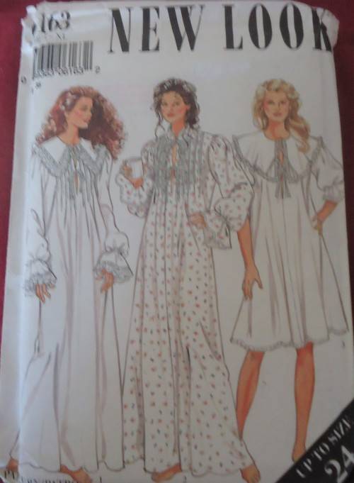 NEW LOOK PATTERNS 6193 BEAUTIFUL NIGHTIES SIZES S-XL-10- 24 COMPLETE-UNCUT-F/FOLDED