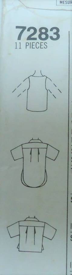 SIMPLICITY 7283 SHIRT SIZE N=10-12-14 SEE LISTING