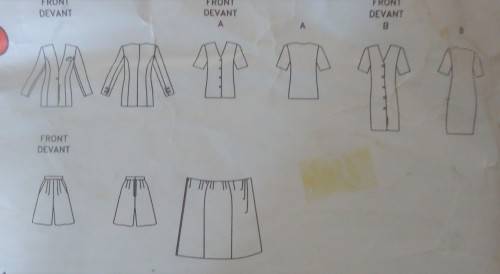 VOGUE 1166 CAREER WARDROBE JACKET-DRESS-TOP-SKIRT-SHORTS SIZE 12-14-16 SEE LISTING