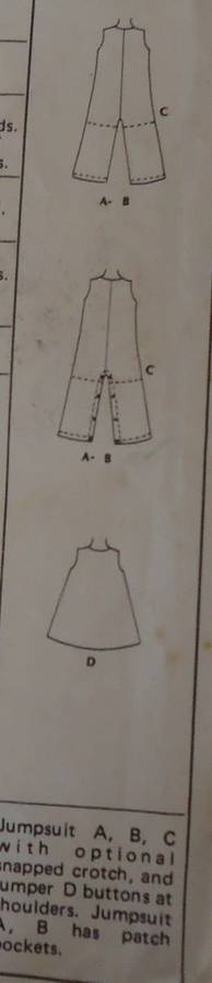McCalls 5100 TODDLERS JUMPSUIT-PINAFORE+2 IRON ON TRANSFERS SIZE 6M-1-2-3-4 YEARS COMPLETE