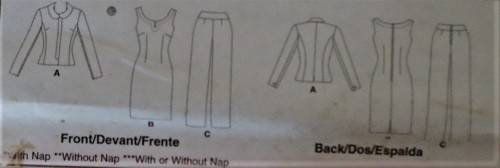 McCalls M5481 LINED JACKET-SKIRT-PANTS-SIZE BB=8-10-12-14 COMPLETE-UNCUT-F/FOLDED