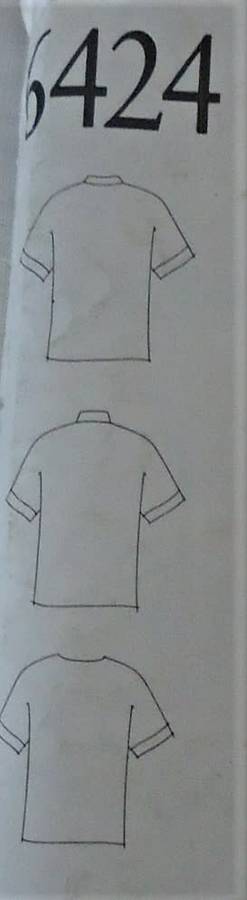 NEW LOOK PATTERNS 6424 SET OF TOPS SIZES 8 - 18 COMPLETE
