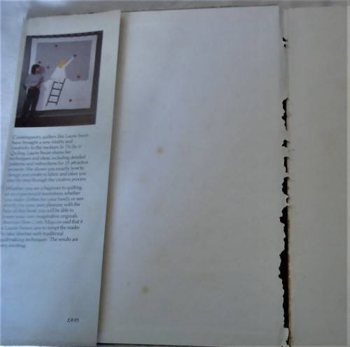 THE JOY OF QUILTING-LAURIE SWIM-100 PG HARDCOVER+DUSTJACKET-SPINE WORN