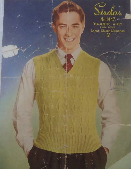 SIDAR NO 1447 MAN`S PULLOVER SIZES 36-39`