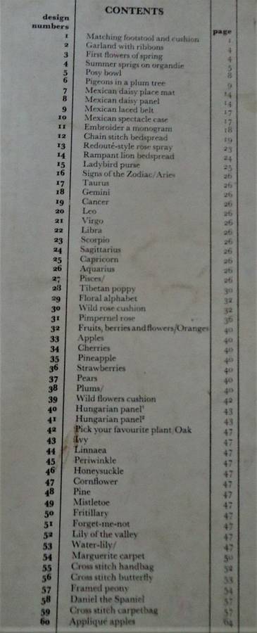 EMBROIDERY- 60 NEW DESIGNS (WITH PATTERN TEMPLATES) - GOLDEN HANDS 68 PAGE SOFT COVER