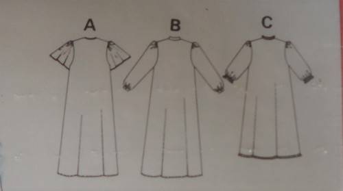 BURDA 5315 LADIES NIGHTGOWNS SIZE 10/12-14/16-18/20-40/42 COMPLETE