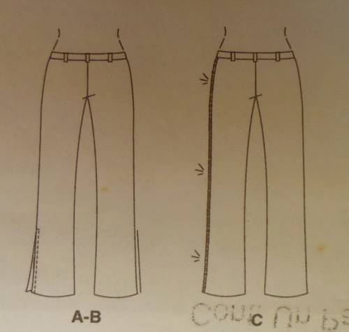 McCALLS 3348 LOW RISE PANTS SIZE DD12-14-16-18 COMPLETE