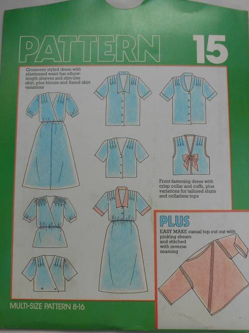 MAKE IT EASY #15 TWO FIGURE FLATTERING DRESSES