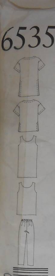 NEW LOOK PATTERNS 6535 DRESS-TOPS-PANTS SIZE 6 - 18 COMPLETE