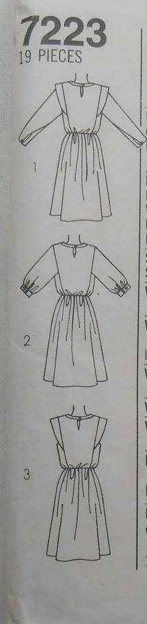 SIMPLICITY 7223  DRESS SIZE 14 COMPLETE