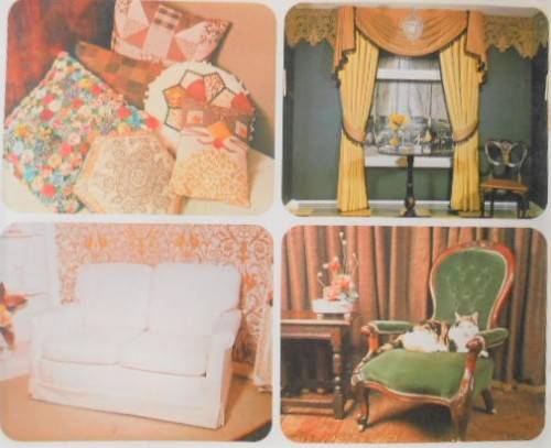 DRAPERIES & CURTAINS- CREATIVE PATTERNS -28 PAGE SOFT COVER WITH PATTERNS