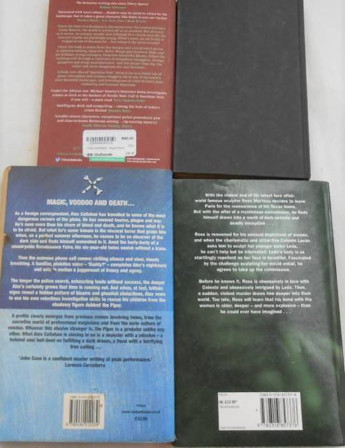 FOUR DIFFERENT AUTHORS - FOUR TITLES PAY ONE PRICE - SEE LISTING (2)