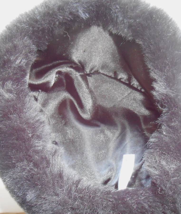 STUNNING FAWN COLOUR FAUX FUR COSSACK HAT WITH QUILT LINING