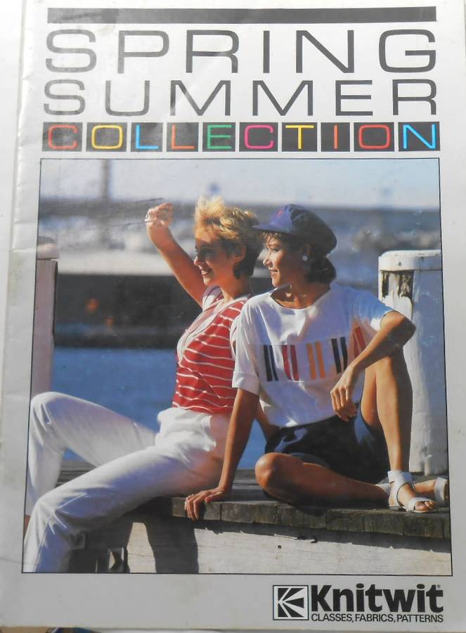 KNITWIT SPRING-SUMMER COLLECTION - PRINTED  PHOTOS AND PATTERNS 40 PAGES