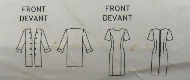 BUTTERICK 5966 JACKET-DRESS SIZE 6-14 COMPLETE-UNCUT-F/FOLDED
