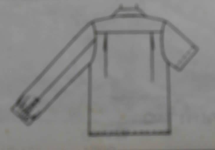 McCALLS 2538  SHIRT SIZE LARGE 16-18 - COMPLETE- NO SEWING INSTRUCTIONS SUPPLIED