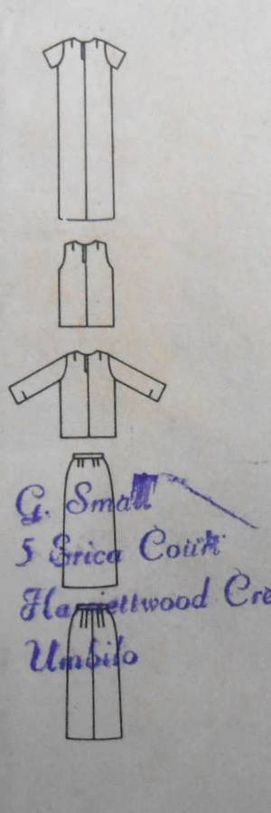 VINTAGE BUTTERICK 3208 EASY FITTING DRESS SIZE 16 BUST 36 COMPLETE