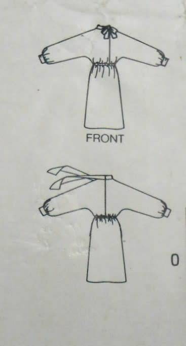 BUTTERICK 6131 LOOSE FITTING DRESS SIZE 12-14-16 COMPLETE-CUT TO 16