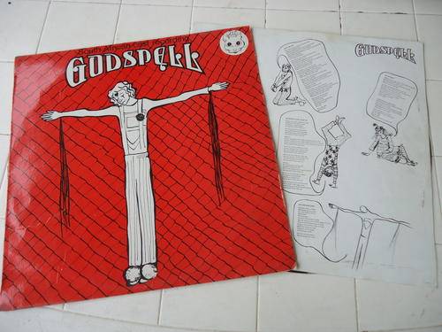 SOUTH AFRICAN CAST RECORDING OF "GODSPELL" STEREO LP WITH ORIGINAL INNER SLEEVE IN GREAT CONDITION