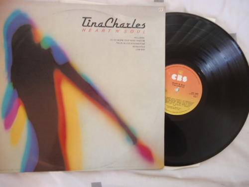 TINA CHARLES  "HEART 'N SOUL" - 1977 CBS STEREO LP IN V/GOOD CONDITION