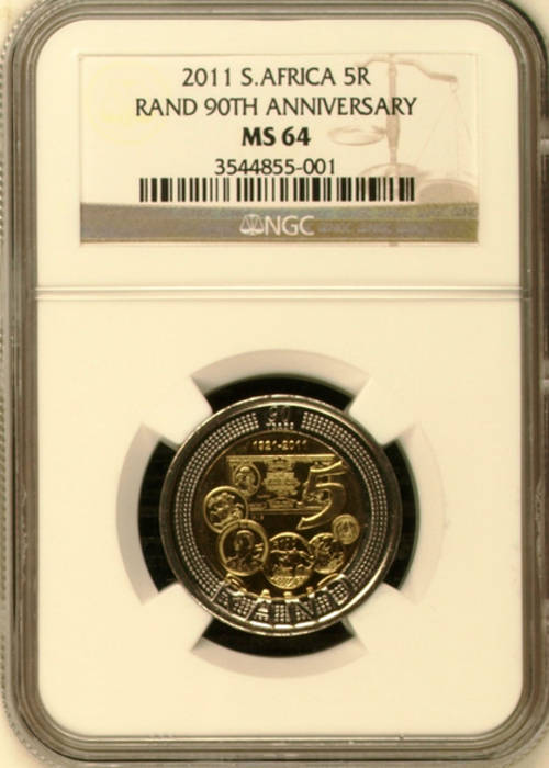 SARB - NGC GRADED MS64 - 90th ANNIVERSARY