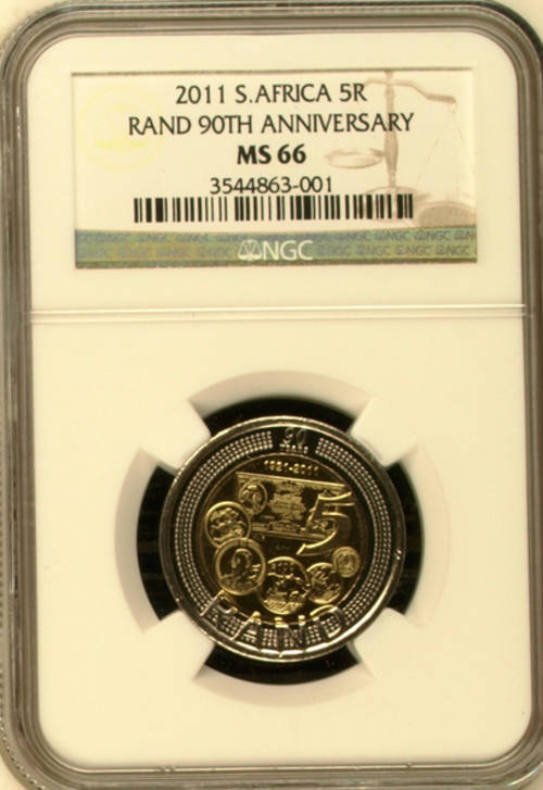 SARB - NGC GRADED 20 x MS66 - 90th ANNIVERSARY - bid per coin