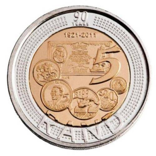 60 X NEW UNC SARB R5 COINS - BID PER COIN