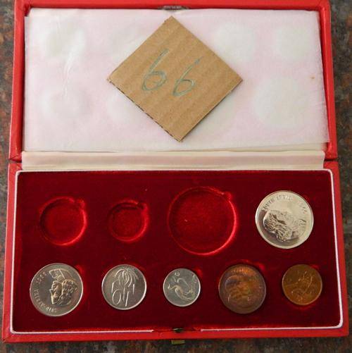 1966 - PROOF SET - WITHOUT THE SILVER R1 COIN