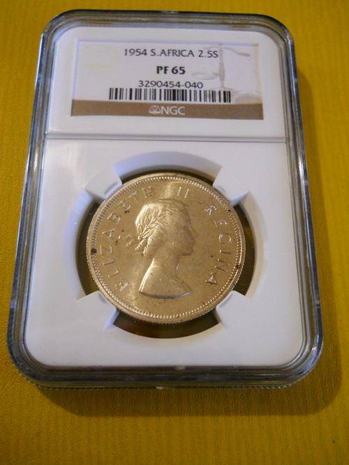 PF65 NGC GRADED - 1954 - 2,5 SHILLING - TRUE IMAGE - 3290454-040
