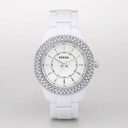 NEW Fossil ES2444 Stella White Topring Watch*free postage*