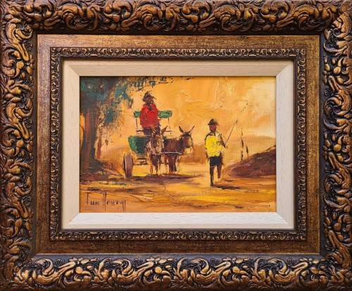 Corne Weideman - 0riginal artwork - ( Beautifully framed - 42cm x 52cm)
