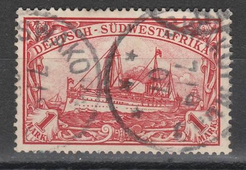 SOUTH WEST AFRICA 1901 ISSUE NO W/M SACC#22 F.U. SIGNED C/V R700.00++++ LOOK SCANS